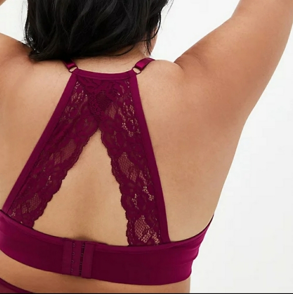 Torrid Deep V lightly padded bralette - Picture 2 of 8